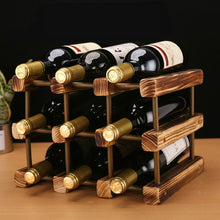 Load image into Gallery viewer, Solid Wooden Wine Rack