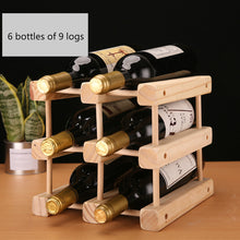 Load image into Gallery viewer, Solid Wooden Wine Rack