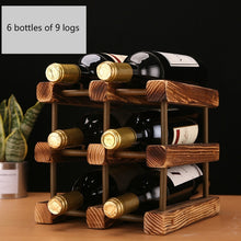 Load image into Gallery viewer, Solid Wooden Wine Rack