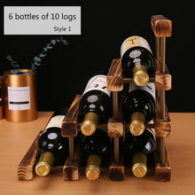 Load image into Gallery viewer, Solid Wooden Wine Rack