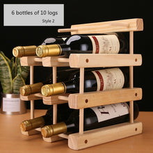 Load image into Gallery viewer, Solid Wooden Wine Rack