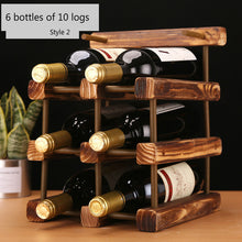 Load image into Gallery viewer, Solid Wooden Wine Rack