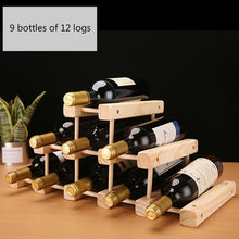 Load image into Gallery viewer, Solid Wooden Wine Rack