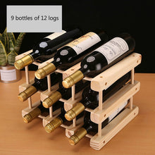 Load image into Gallery viewer, Solid Wooden Wine Rack
