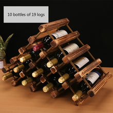 Load image into Gallery viewer, Solid Wooden Wine Rack