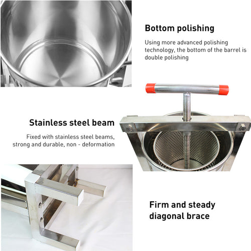 Stainless Steel Wine Press