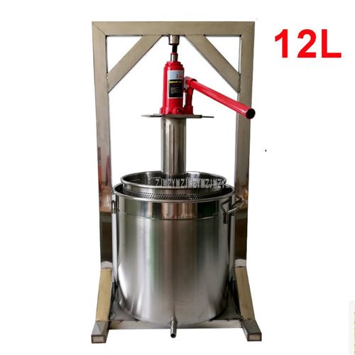 12L Capacity Stainless Steel Fruit Press